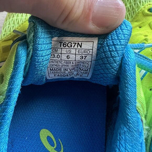 ASICS Gel Quantum 180 2 Women's Neon Athletic Running Shoes-Size 6 - Picture 11 of 11